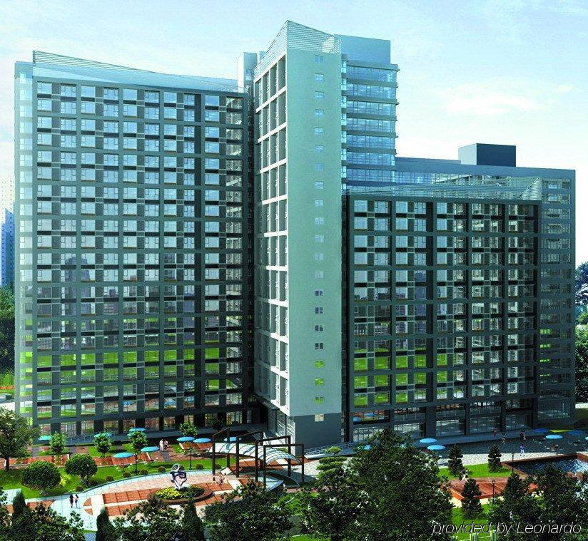 Seasons Park Apart Hotel Pekín Exterior foto